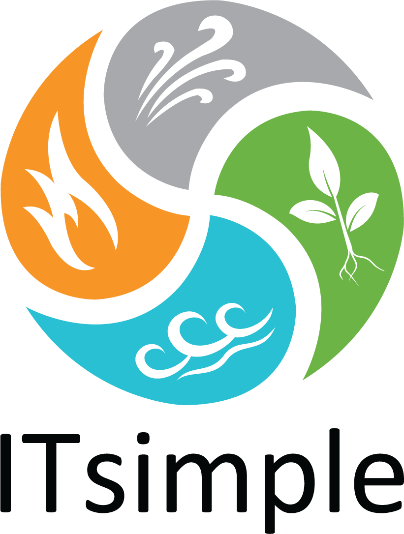 ITsimple-Logo- vertical-color wm-leonard-logo